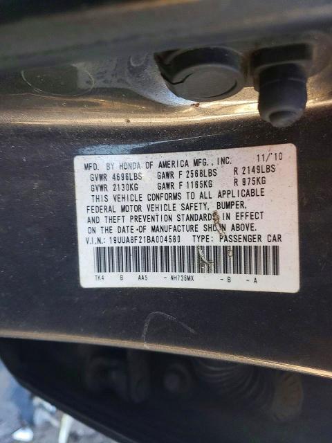 Продажа на аукционе авто 2011 Acura Tl, vin: 19UUA8F21BA004580, номер лота: 74977455