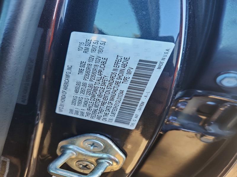 Продажа на аукционе авто 2016 Acura Rdx, vin: 5J8TB3H31GL010344, номер лота: 73759055