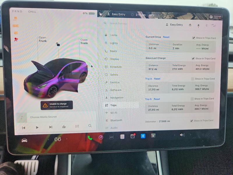 Aukcja sprzedaży 2020 Tesla Model Y, vin: 5YJYGDEF2LF000834, numer aukcji: 74372145