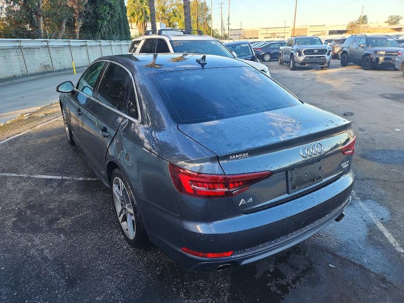 2018 Audi A4 მანქანა იყიდება აუქციონზე, vin: WAULMAF42JA074319, აუქციონის ნომერი: 72244445