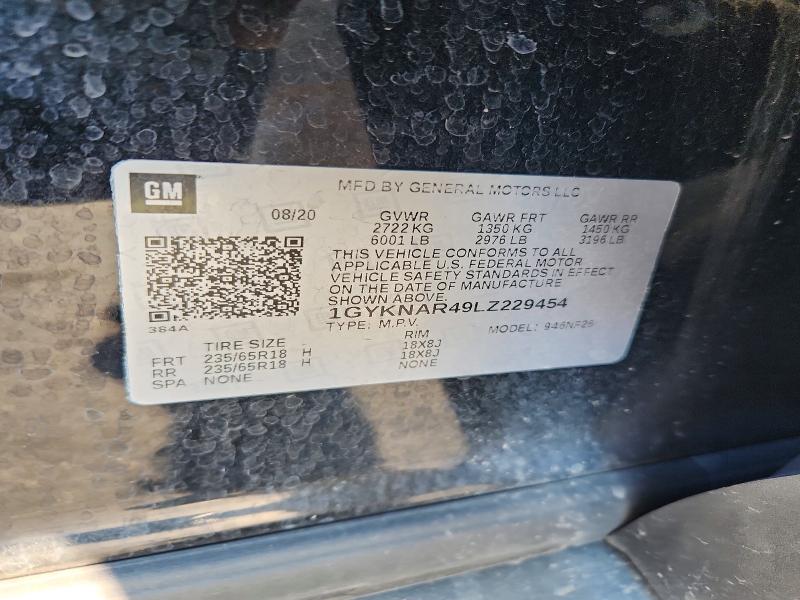 Aukcja sprzedaży 2020 Cadillac Xt5, vin: 1GYKNAR49LZ229454, numer aukcji: 73486485