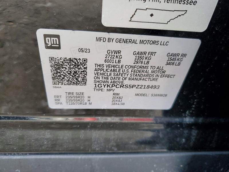 Aukcja sprzedaży 2023 Cadillac Xt6, vin: 1GYKPCRS5PZ218493, numer aukcji: 73864595