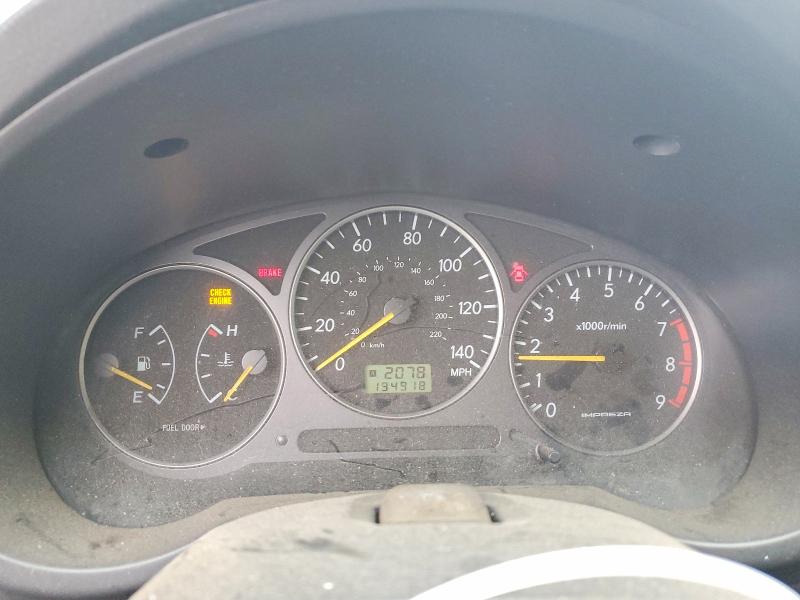 Aukcja sprzedaży 2002 Subaru Impreza, vin: JF1GG29672G832514, numer aukcji: 97237545