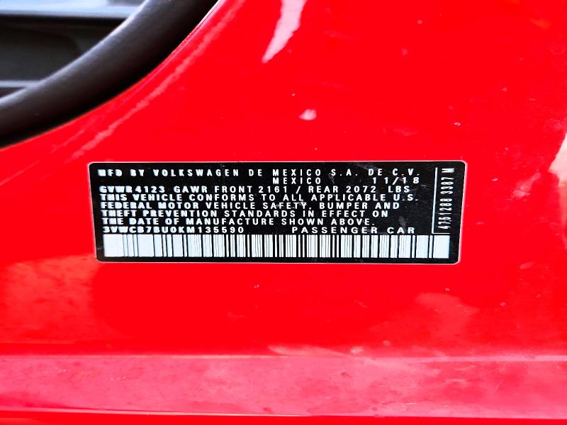 Aukcja sprzedaży 2019 Volkswagen Jetta, vin: 3VWCB7BU0KM135590, numer aukcji: 98715055