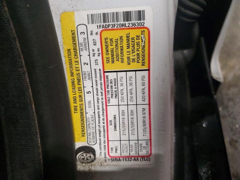 Продажа на аукционе авто 2017 Ford Focus, vin: 1FADP3F20HL236302, номер лота: 73164005
