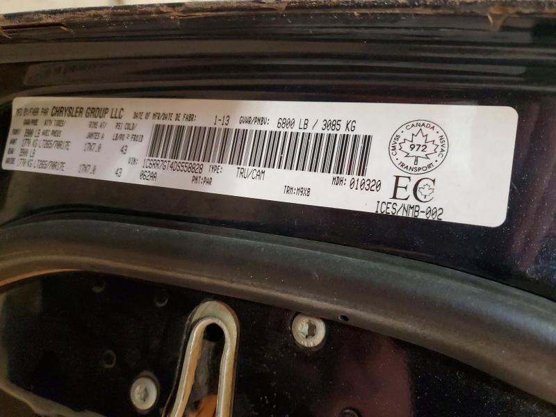 2013 Ram 1500 მანქანა იყიდება აუქციონზე, vin: 1C6RR7GT4DS558828, აუქციონის ნომერი: 98357975