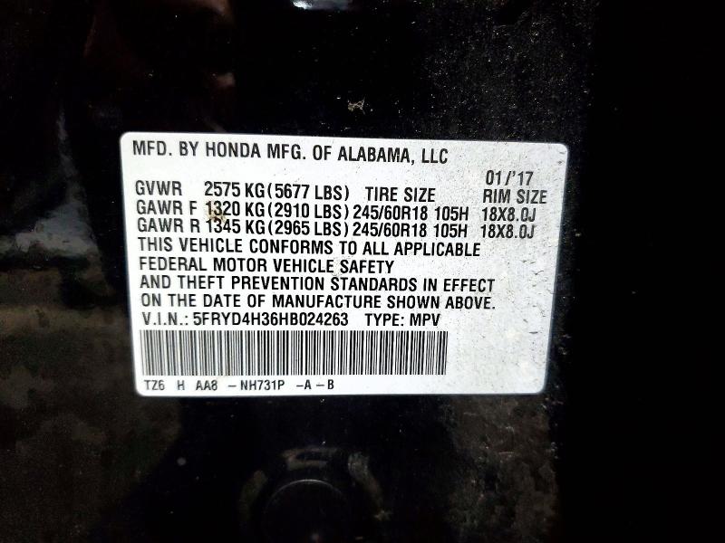 Aukcja sprzedaży 2017 Acura Mdx, vin: 5FRYD4H36HB024263, numer aukcji: 74803115