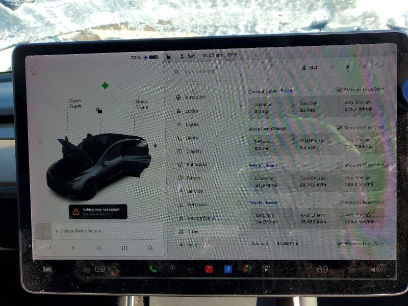 2020 Tesla Model Y მანქანა იყიდება აუქციონზე, vin: 5YJYGDEE7LF041712, აუქციონის ნომერი: 74355535
