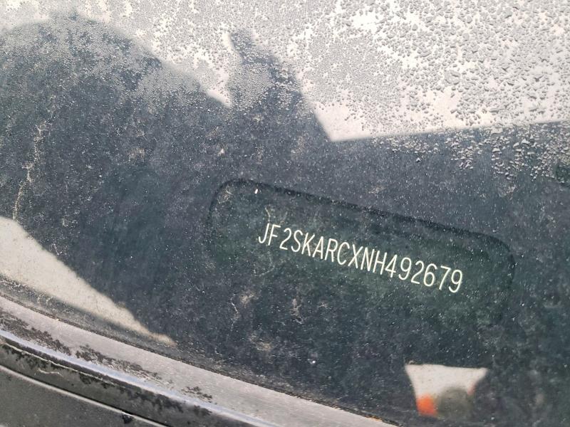 2022 Subaru Forester მანქანა იყიდება აუქციონზე, vin: JF2SKARCXNH492679, აუქციონის ნომერი: 74329295