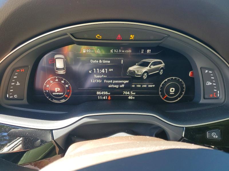 98694035 :رقم المزاد ، WA1VAAF73KD046960 vin ، 2019 Audi Q7 مزاد بيع