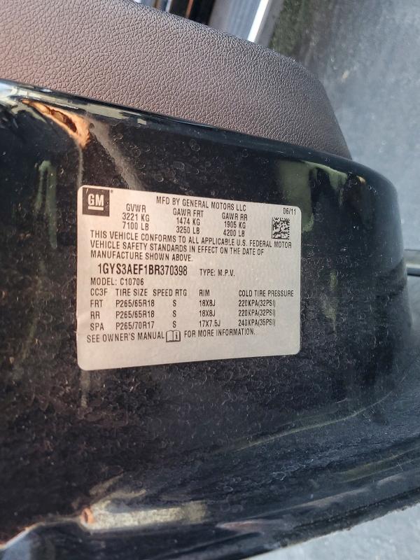 Aukcja sprzedaży 2011 Cadillac Escalade, vin: 1GYS3AEF1BR370398, numer aukcji: 73643275