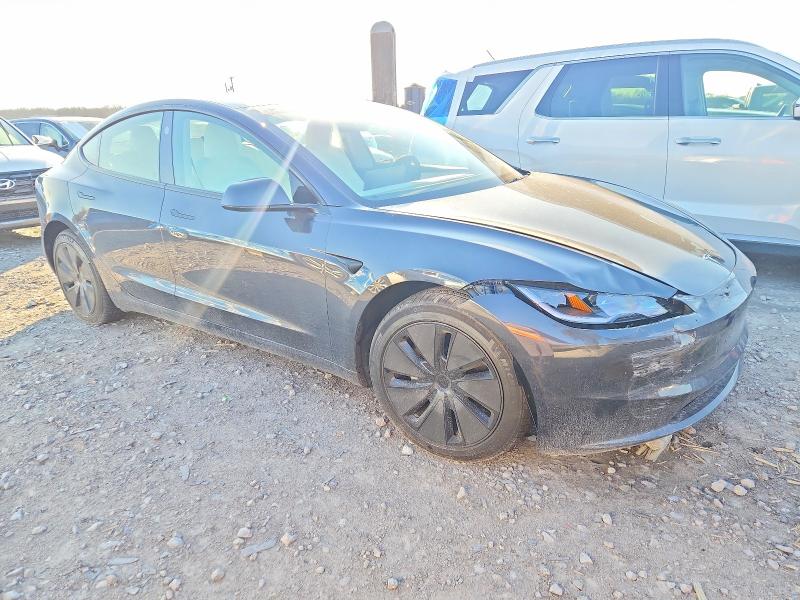 2025 Tesla Model 3 მანქანა იყიდება აუქციონზე, vin: 5YJ3E1EA3SF977076, აუქციონის ნომერი: 99550405