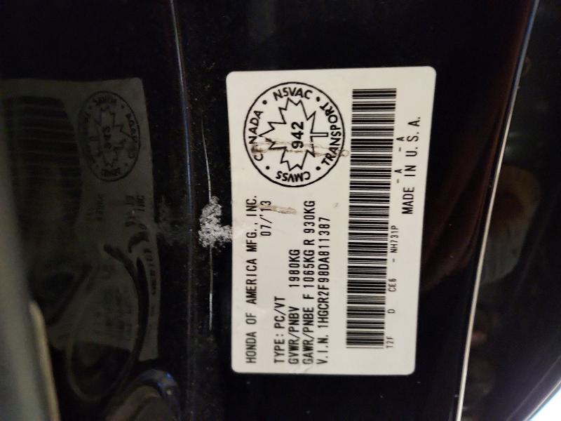 Aukcja sprzedaży 2013 Honda Accord, vin: 1HGCR2F98DA811387, numer aukcji: 73892405