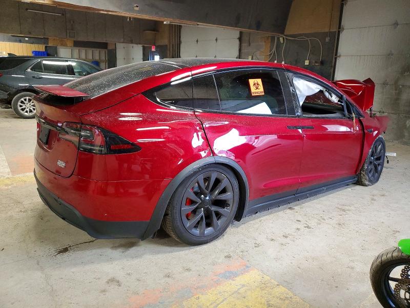 73002985 :رقم المزاد ، 7SAXCBE66SF468224 vin ، 2025 Tesla Model X مزاد بيع
