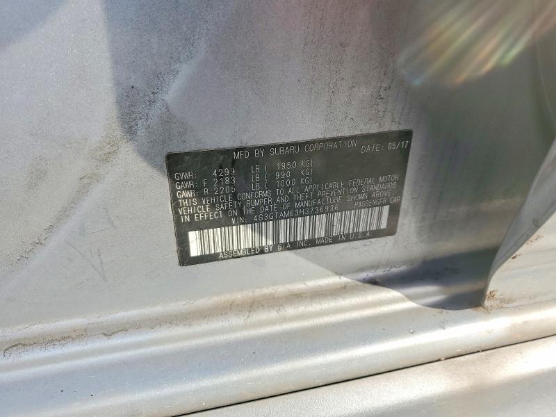 Aukcja sprzedaży 2017 Subaru Impreza, vin: 4S3GTAM63H3736936, numer aukcji: 75157035