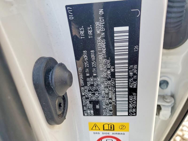 Продаж на аукціоні авто 2017 Lexus Nx, vin: JTJBARBZ1H2115872, номер лоту: 75366875