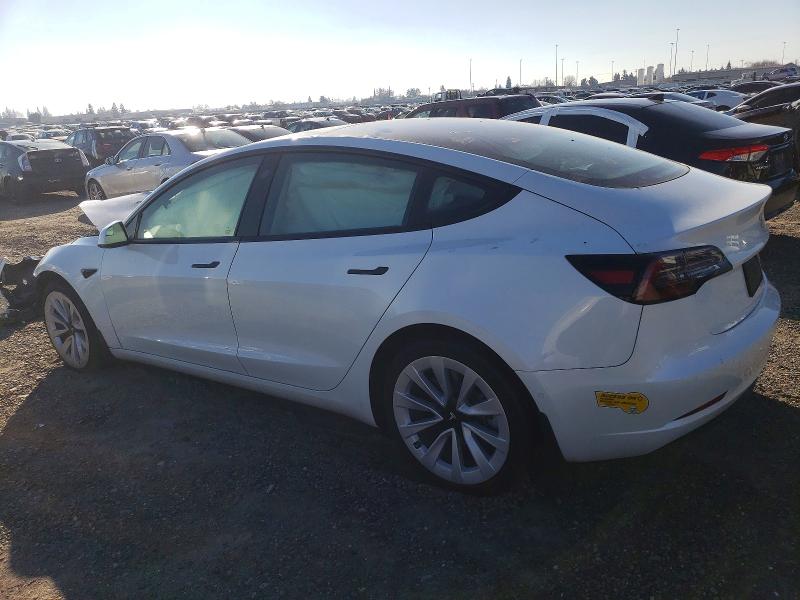Продажа на аукционе авто 2022 Tesla Model 3, vin: 5YJ3E1EB7NF110051, номер лота: 72652235