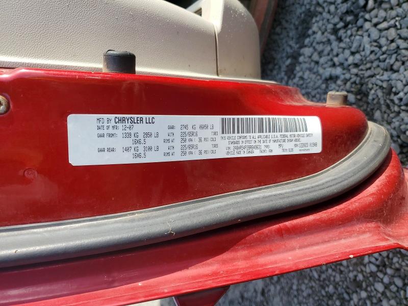 Продажа на аукционе авто 2008 Chrysler Town & Country, vin: 2A8HR54P28R649631, номер лота: 73946435