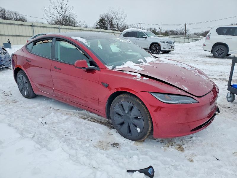 2024 Tesla Model 3 მანქანა იყიდება აუქციონზე, vin: 5YJ3E1EA2RF870658, აუქციონის ნომერი: 74643135