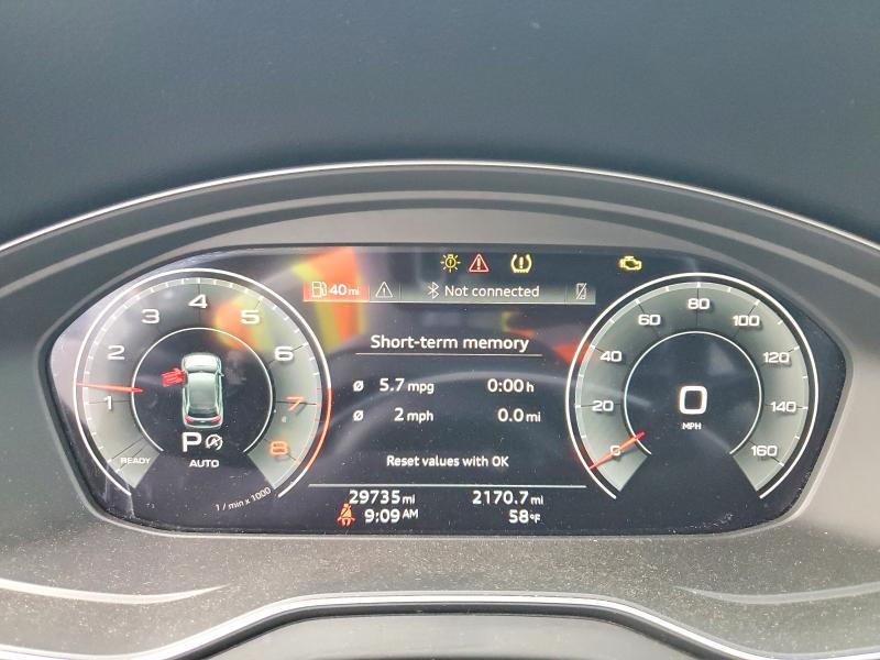 2023 Audi Q5 მანქანა იყიდება აუქციონზე, vin: WA1EAAFY6P2094707, აუქციონის ნომერი: 97117825