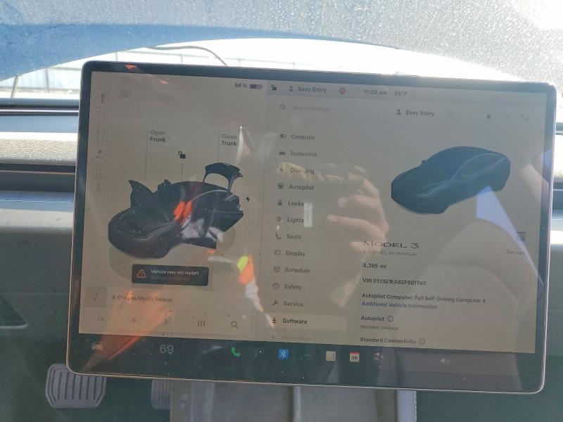 Продаж на аукціоні авто 2025 Tesla Model 3, vin: 5YJ3E1EA8SF981740, номер лоту: 74697815