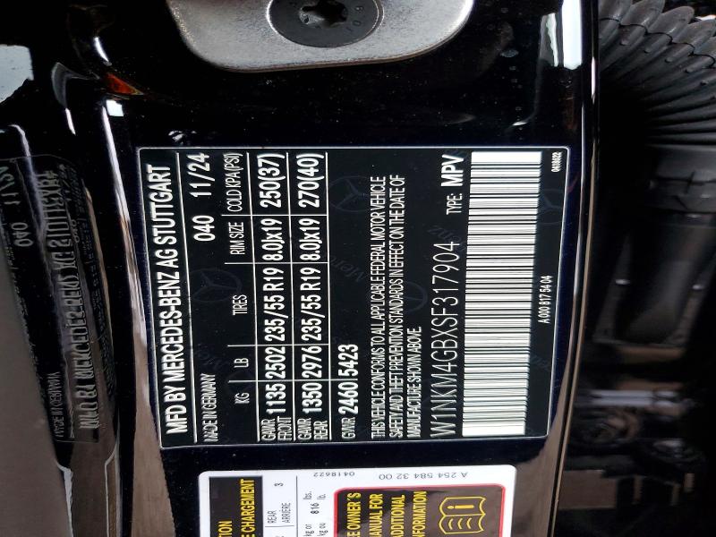 Aukcja sprzedaży 2025 Mercedes-benz Glc, vin: W1NKM4GBXSF317904, numer aukcji: 72961945