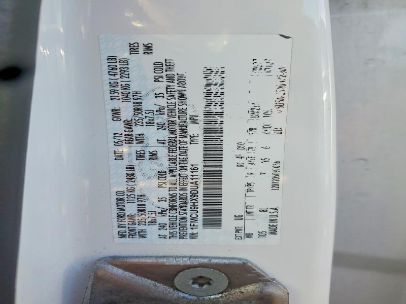 Aukcja sprzedaży 2013 Ford Escape, vin: 1FMCU9HX9DUA11161, numer aukcji: 97013335