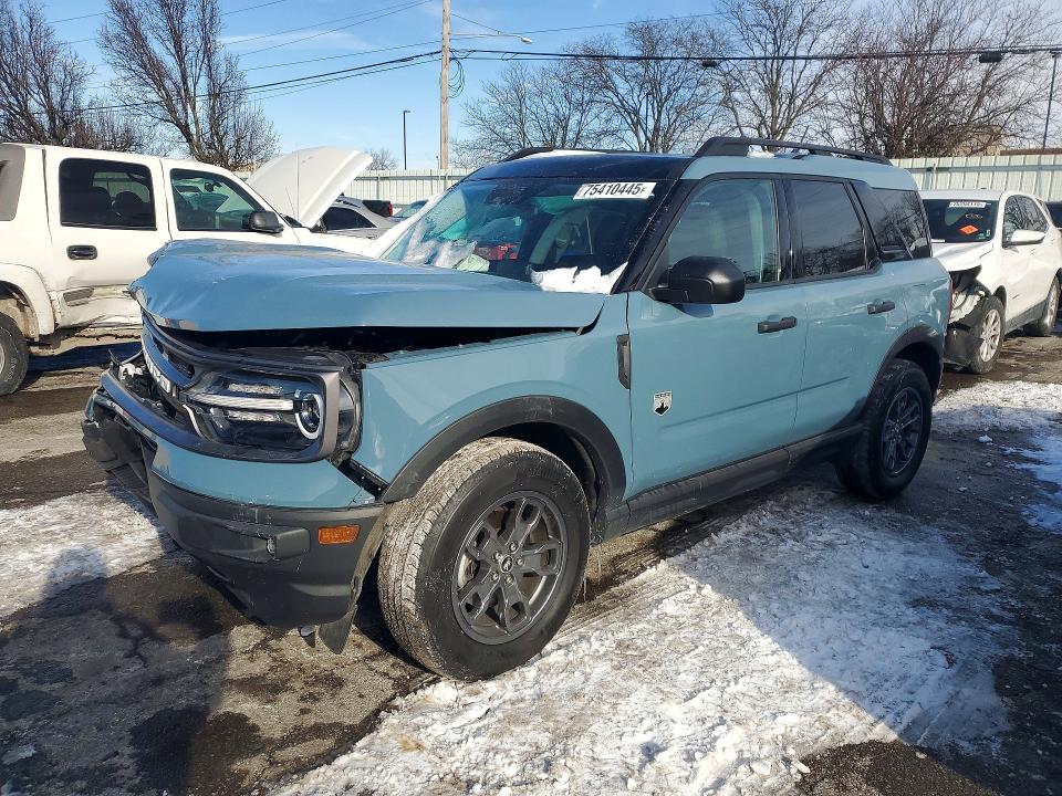 Auction sale of the 2023 Ford Bronco Sport, vin: 3FMCR9B65PRD81973, lot number: 75410445
