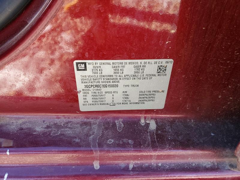 Продажа на аукционе авто 2014 Chevrolet Silverado, vin: 3GCPCREC7EG150039, номер лота: 74856485