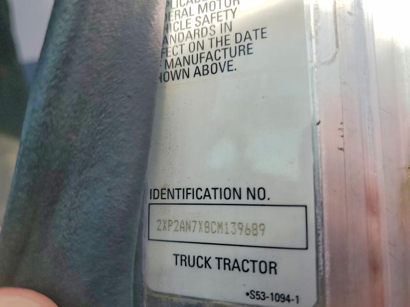 99253785 :رقم المزاد ، 2XP2AN7X8CM139689 vin ، 2012 Peterbilt Tractor 337 مزاد بيع