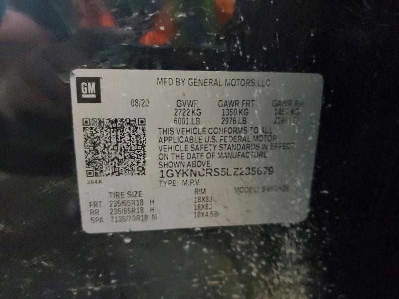 Продаж на аукціоні авто 2020 Cadillac Xt5 Premiu, vin: 1GYKNCRS5LZ235679, номер лоту: 72428325