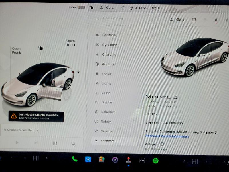 Продажа на аукционе авто 2023 Tesla Model 3, vin: 5YJ3E1EB4PF664800, номер лота: 74296495