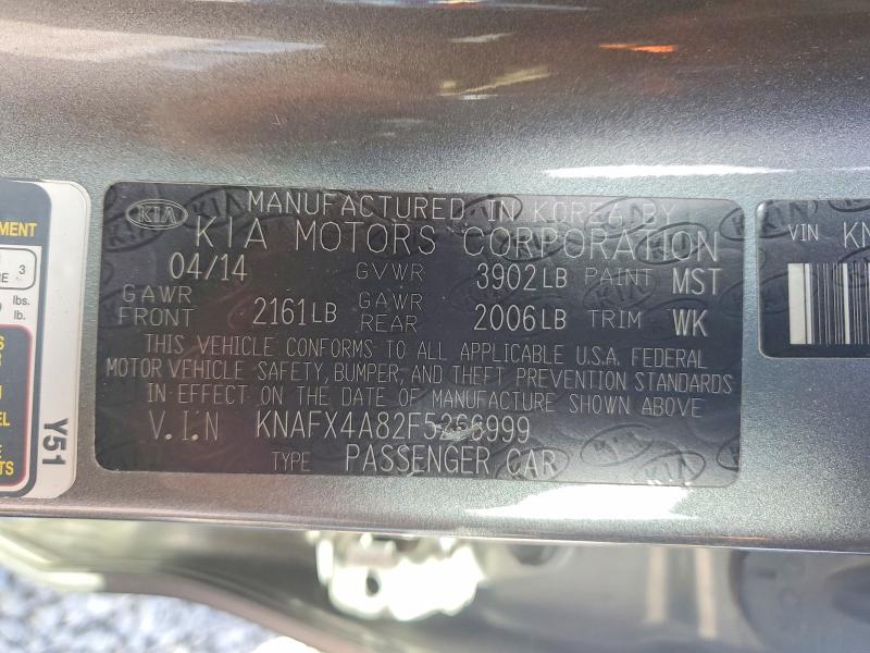 Продажа на аукционе авто 2015 Kia Forte, vin: KNAFX4A82F5266999, номер лота: 98720685