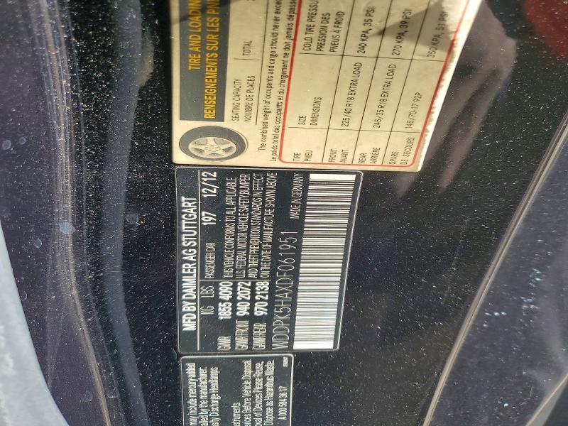 Aukcja sprzedaży 2013 Mercedes-benz Slk, vin: WDDPK5HAXDF061951, numer aukcji: 98436815