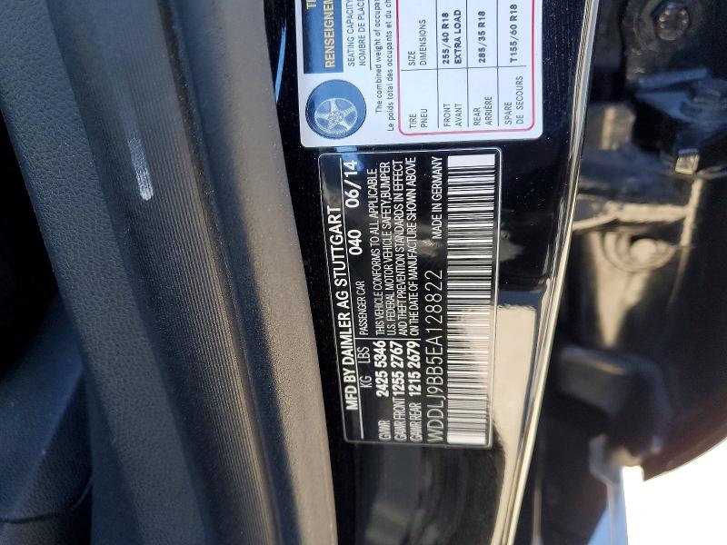 Продажа на аукционе авто 2014 Mercedes-benz Cls, vin: WDDLJ9BB5EA128822, номер лота: 73795275