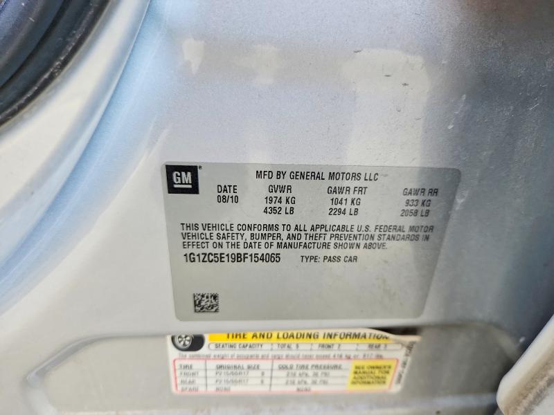 Продажа на аукционе авто 2011 Chevrolet Malibu, vin: 1G1ZC5E19BF154065, номер лота: 74557105