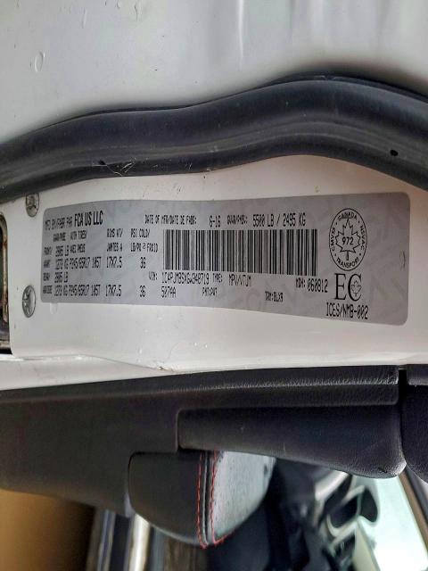 Продаж на аукціоні авто 2016 Jeep Cherokee, vin: 1C4PJMBSXGW348719, номер лоту: 95242135