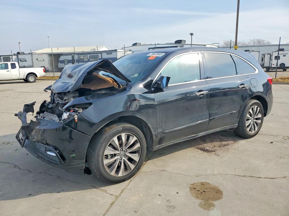 75067445 :رقم المزاد ، 5FRYD3H42GB019059 vin ، 2016 Acura Mdx مزاد بيع
