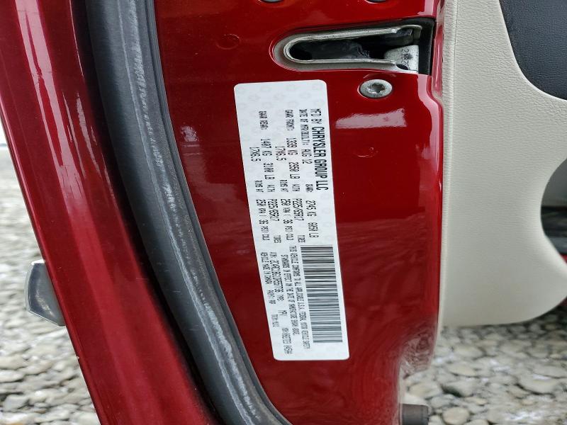 73916885 :رقم المزاد ، 2C4RC1BG1DR557736 vin ، 2013 Chrysler Town & Country مزاد بيع