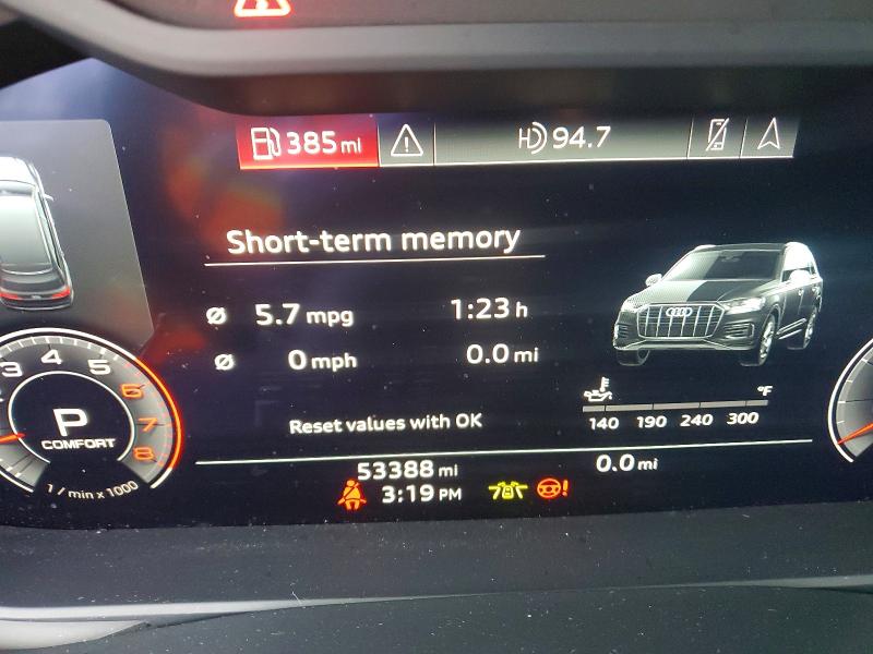 97427475 :رقم المزاد ، WA1LXAF70LD008304 vin ، 2020 Audi Q7 مزاد بيع