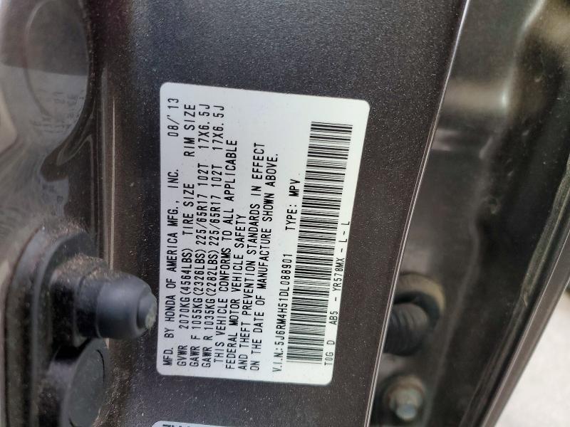 Aukcja sprzedaży 2013 Honda Cr-v, vin: 5J6RM4H51DL088901, numer aukcji: 99128705
