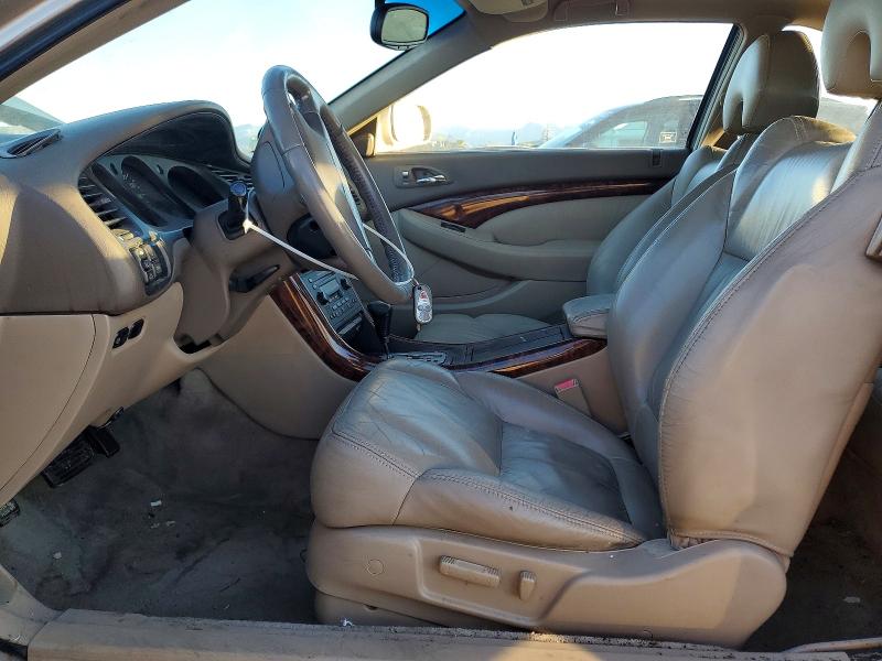 2002 Acura 3.2cl მანქანა იყიდება აუქციონზე, vin: 19UYA42462A001434, აუქციონის ნომერი: 73492425