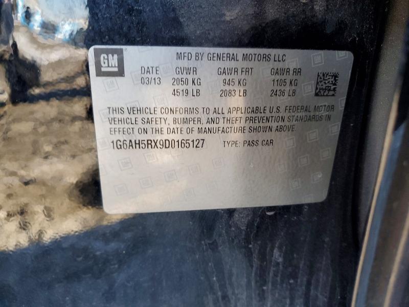 Продаж на аукціоні авто 2013 Cadillac Ats, vin: 1G6AH5RX9D0165127, номер лоту: 72687825