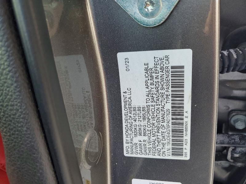 Продажа на аукционе авто 2023 Acura Integra, vin: 19UDE4G76PA017629, номер лота: 75076585