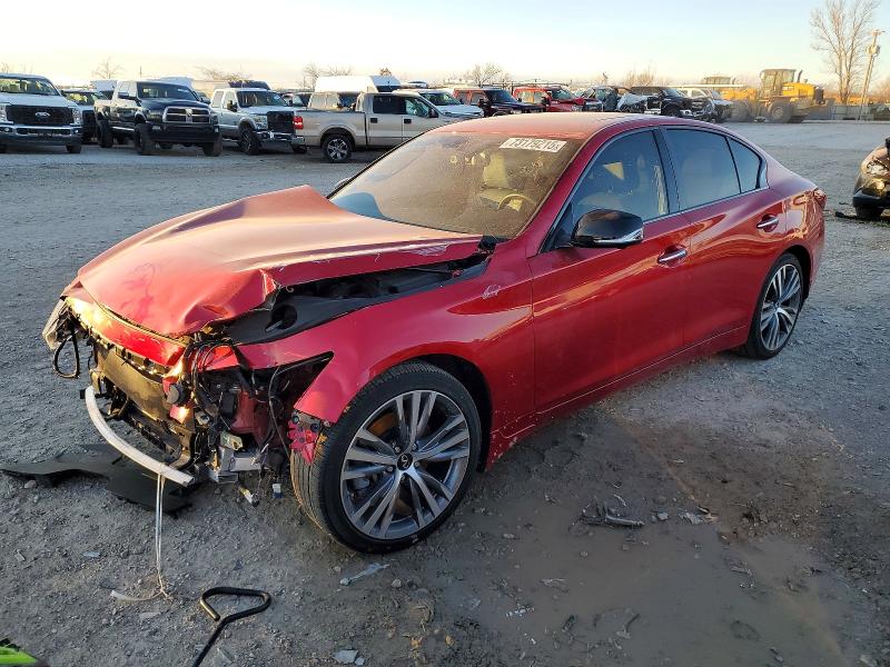 2024 Infiniti Q50 მანქანა იყიდება აუქციონზე, vin: JN1EV7CR9RM630912, აუქციონის ნომერი: 73179215