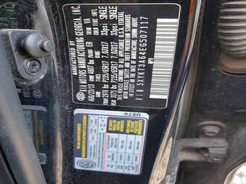 Продаж на аукціоні авто 2014 Kia Sorento, vin: 5XYKT3A64EG507117, номер лоту: 99521265