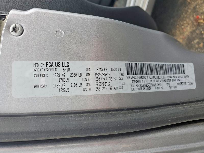 Aukcja sprzedaży 2018 Dodge Grand Cara, vin: 2C4RDGEG8JR319048, numer aukcji: 73585845