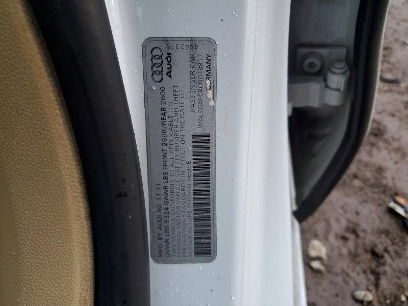 Продажа на аукционе авто 2012 Audi A7, vin: WAU2GAFC8CN078817, номер лота: 72276995