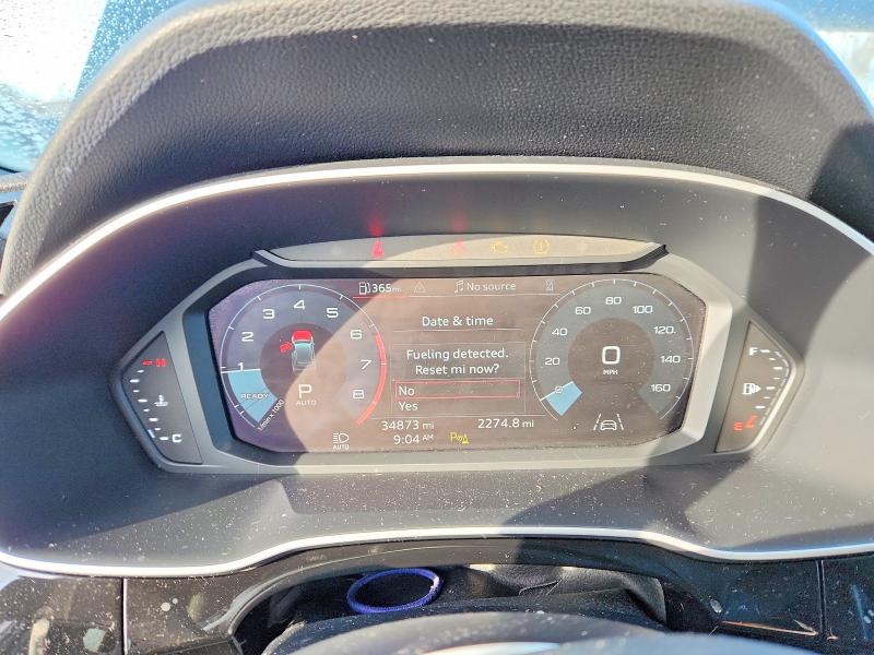 2022 Audi Q3 მანქანა იყიდება აუქციონზე, vin: WA1AUCF34N1052321, აუქციონის ნომერი: 74555155