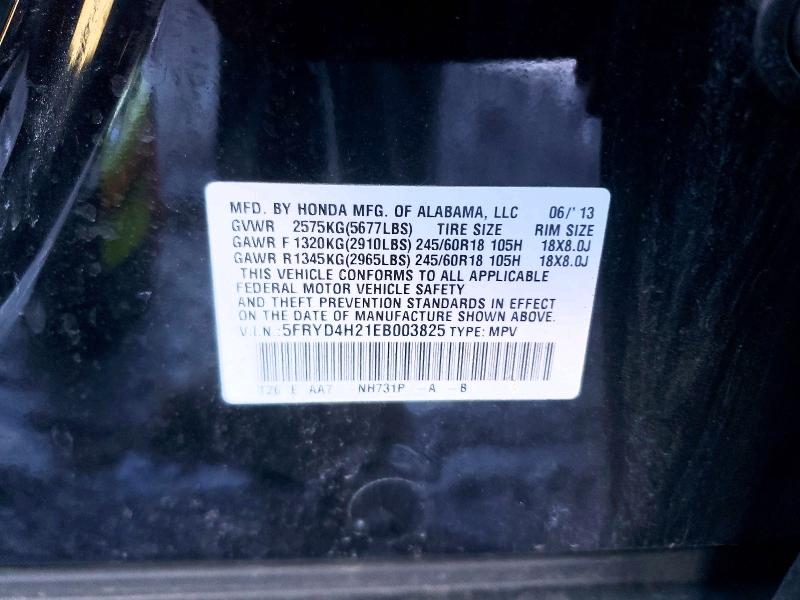 Aukcja sprzedaży 2014 Acura Mdx, vin: 5FRYD4H21EB003825, numer aukcji: 72187095